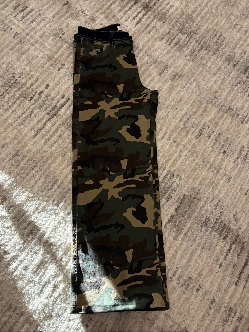 Ladies Camo Straight Leg Camo Pants